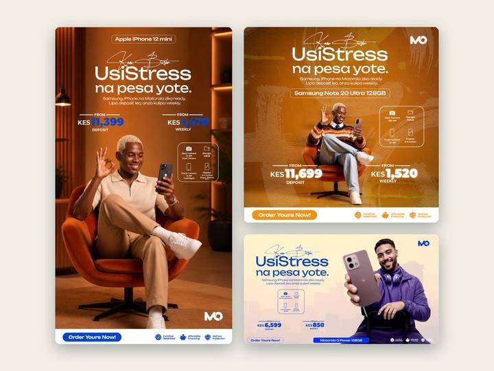 MoPhones “UsiStress” ads — Digital Marketing work by a KYN trainer